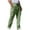 Green, variant on WAENQINLA Mens Cargo Pants Relaxed Fit Solid Casual Drawstring Pants Loose Fit Elastic Waist Work Outdoor Pants with 6 Pockets