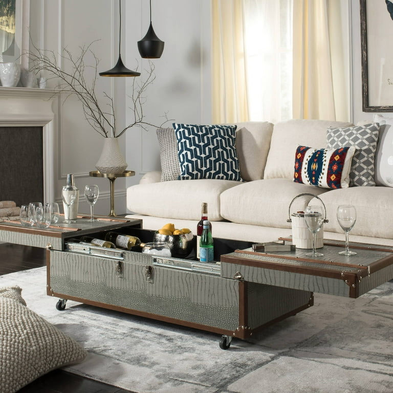 Coffee table online with wine storage