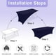 thumbnail image 3 of Mantel ABCCANOPY Spandex para mesa rectangular para hogar de 6 pies, 3 of 6
