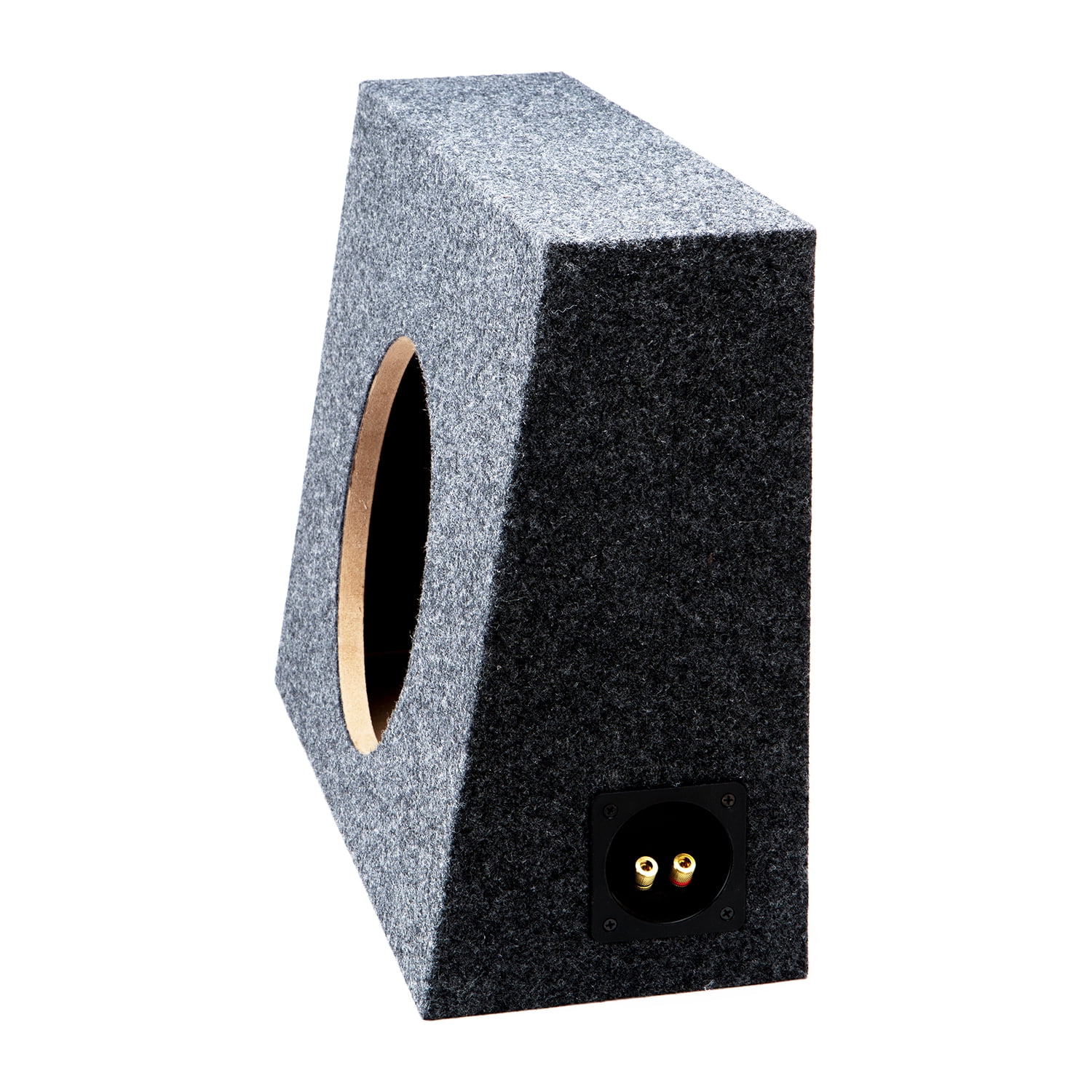 12 Inch 10 Inch Car Subwoofer Box - Ported Enclosure With Gray Carpet ...