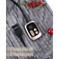 thumbnail image 4 of SUNNY HEAT Heated Electric Blanket Soft Flannel Full Size 72" x 84", Fast HEAT, 10 Heating Settings & 12 Hours Auto Shut-Off, Grey, 4 of 7