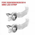 thumbnail image 4 of Lefu 50 Mounting Brackets Clip -Side Fixing Clips for 5050 LED Strip Light Bar, 4 of 9