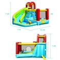 thumbnail image 3 of Costway Inflatable Kids Water Slide Jumper Bounce House Splash Water Pool with 550W Blower, 3 of 10