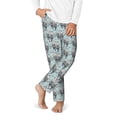 thumbnail image 2 of Pofeuu Sea Otter Print Teenagers' Pajama Pants, Soft Lounge Pajama Pants with big pockets for Men Plaid Pj Bottoms-XS(5-6), 2 of 6