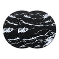 thumbnail image 1 of 2 piezas de alfombrillas protectoras para cocina de inducción, protector de estufa de inducción, patrón de mármol (negro), 1 of 6