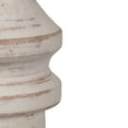 thumbnail image 4 of Vickerman 12" White Washed Turned Wood Finial Ornament, 2 per bag., 4 of 4