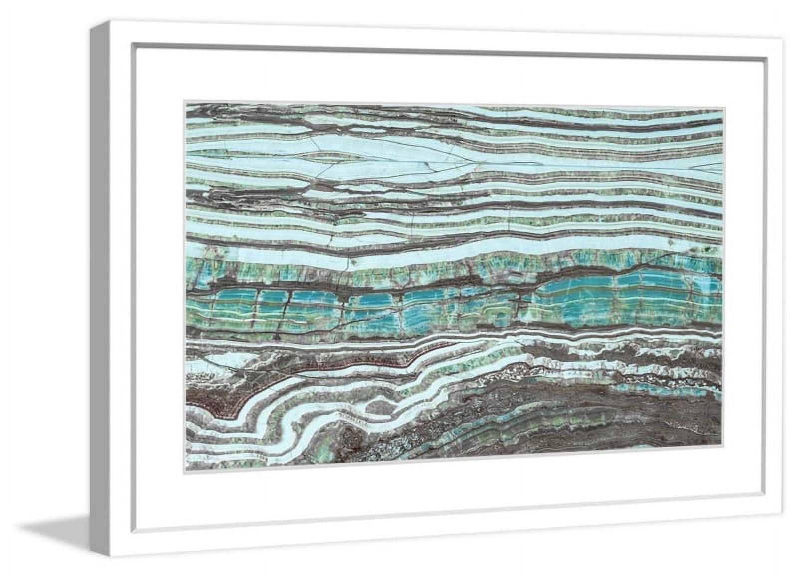 "Millenium Layers" Framed Painting Print