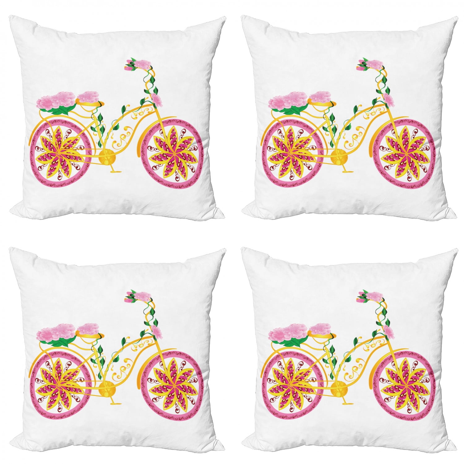 bicycle throw pillow