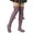 2# Purple, variant on WTXUE Thigh High Socks, Socks for Women, 1 Pairs Women's Fashion Solid Color Over The Knee Long Socks High Socks, Black Stockings for Women, 1# Black