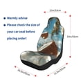 thumbnail image 3 of Uemuo Fresh Coconut Splash Pattern Car Seat Covers for Front Seats Waterproof Seat Covers for Cars, Universal Auto Front Seats Protector Fits for Car-, 3 of 6