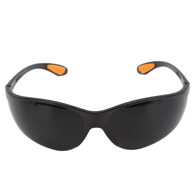 Gafas de seguridad negras, gafas de soldar, resistentes a impactos, a prueba de rayos UV y antideslumbrantes.