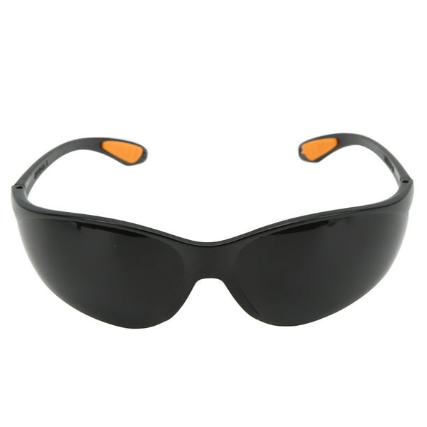 Gafas de seguridad negras, gafas para soldar, resistentes a impactos, a prueba de rayos UV y antideslumbrantes