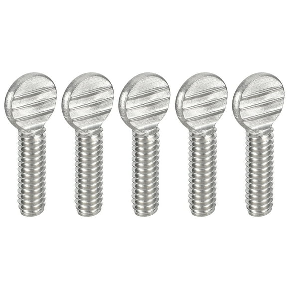 1/4-20 x 3/4" Thumb Screws, 10pack 304 Stainless Steel Fully Thread Screw
