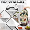 thumbnail image 4 of HELLHERO Protective Coffee Machine Dust Cover Stylish Handle for Kitchen Use(Rooster Floral Pattern), 4 of 6