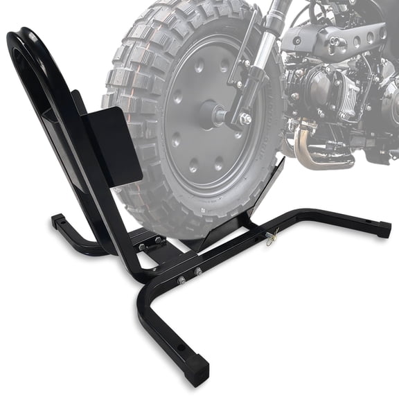 M optimized Universal Wheel Chock & Motorcycle Stand Heavy Duty 1500 lbs Capacity Adjustable Motorcycle Wheel Chock 16''-21'' for Trailers, Cruiser, Sport and Dirt Bikes