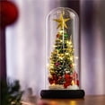thumbnail image 3 of Decoración de escritorio Monstrate adorno calcomanía de Navidad vidrio plástico luminoso, 3 of 6