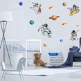 thumbnail image 3 of 5 Style Dynamic Astronaut Wall Decal Space Planet Vinyl Wall Stickers Removable Wall Art Sticker for Space Fan Kindergarten s Room Decorations diy, 3 of 9