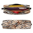 thumbnail image 2 of Balery Watercolor Zebra Estuche de Lápices de Cuero Impreso, Estuche para Suministros de Arte, Estuche de Lápices con Cremallera, Estuche de Almacenamiento de Papelería, 2 of 7