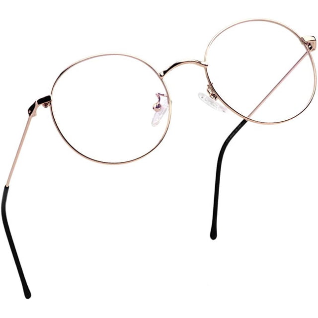 LifeArt Blue Light Blocking Computer Reading Glasses with Transparent Lens for Women/Men