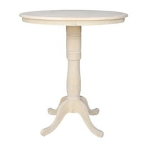 36" Round Top Pedestal Table, 40.9"H