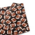 thumbnail image 4 of Wukai Brown Football On Black Print Garden Flag 12.5x18 Inch Double Sided Sun-resistant Rain-resistant, Wrinkle-resistant Colorfast(Only Flag), 4 of 7