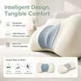 thumbnail image 2 of Memory Foam Lumbar Support Pillow, Ergonomic Lower Back Cushion for Back, 2 of 6