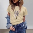 thumbnail image 2 of Wildflower Graphic Tees for Women 2026 Summer Casual Short Sleeve Crewneck T Shirts, 2 of 3