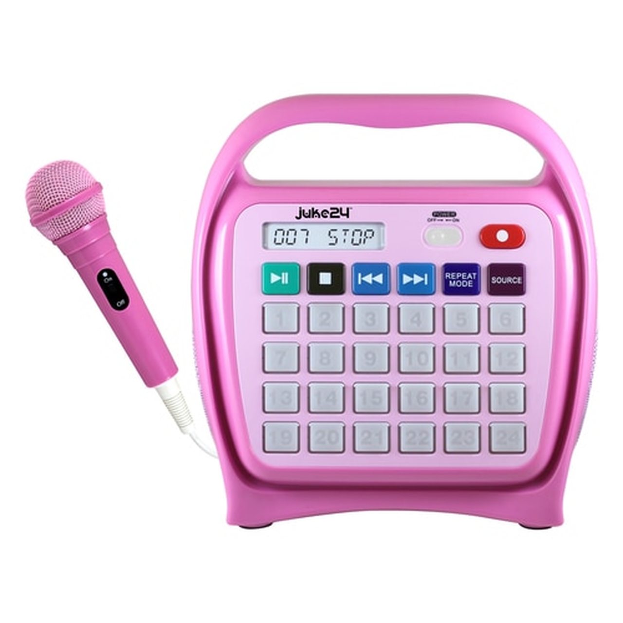 Juke24 Portable, Digital Jukebox with CD Player and Karaoke Function
