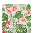 thumbnail image 2 of GZHJMY Washcloths Set Bathroom Kitchen Wash Cloths Face Towels Wipes Tropical Flower Hawaii Hibiscus Decorative 12x12 Inch 5 Pack, 2 of 7