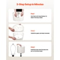 thumbnail image 5 of VEVOR Drum Lamp Shade 2 Set, 16 in Top x 16 in Bottom x 12 in High, Large Lampshade with Harp, Replacement Lamp Shade for Table Lamps Floor Lamps Pendant Lights, Easy Assembly Required (Light Linen), 5 of 9