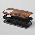 thumbnail image 4 of Wood Grain For All iPhone Series Tough Phone Case Rustic Dark Brown, 4 of 7