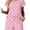 02-Pink Bow, variant on Women's Knit Pajamas Set Ruffle Sleeves Sleepwear Casual 2 Piece Pjs Soft Loungewear with Pockets