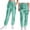 Light Green, variant on LiiYii Girls Boys Jazz Stage Performance Costume Shiny Hip Hop Street Dance Harem Pants Metallic Leggings Pink 16