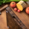 thumbnail image 4 of Muso Wood Large End Grain Walnut Wood Cutting Board, 20x14 Inches, 4 of 7