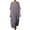 Purple, variant on Horkkom Maxi Dress for Women Summer Short Sleeve Linen Dress Casual Loose Flowy Dresses Crew Neck Solid Color Long Dresses L
