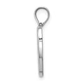 thumbnail image 2 of 14k White Gold White Polished Star of David in Heart Pendant, 2 of 5