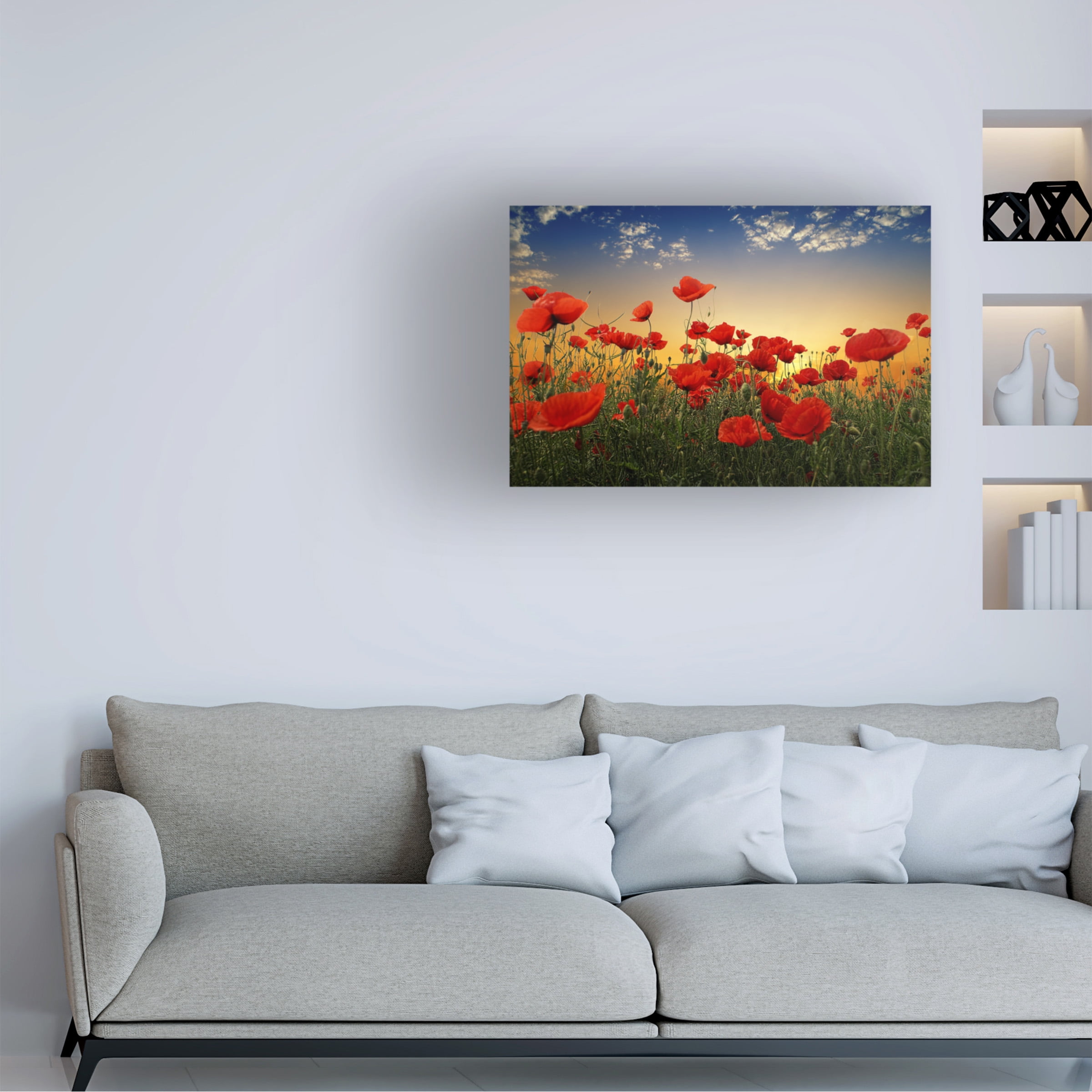 Albena Markova 'Poppies' Canvas Art