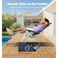 thumbnail image 3 of WARMOUNTS 26'' XL Oversized Zero Gravity Lounge Chair w/ Removable Cushion, Folding Recliner Chair, 500lbs, for Yard, Lawn, Terraces, Balcony, Pool, 3 of 9