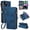 blue, variant on Solennerer Compatible with iPhone 14 Case Wallet with RFID Blocking Card Holder for Women and Men, Fashion PU Leather Magnetic Snap Flip Zipper Strap Wallet Phone Case Fit