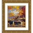 thumbnail image 1 of Bond 12x14 Gold Ornate Wood Framed with Double Matting Museum Art Print Titled - Summer Wind, 1 of 4