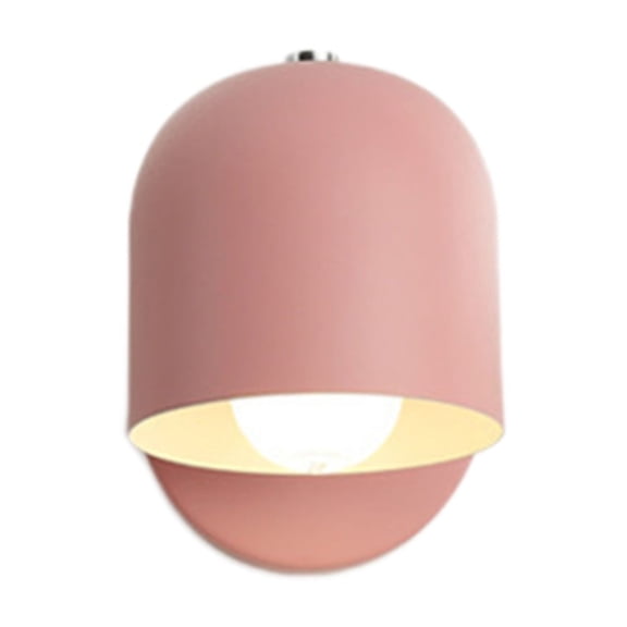 Wall Mounted Lights, Wall Sconces Reading Lighting Fixture, in Entrance Study Hotel Rooms Bedroom Bedside, Pink
