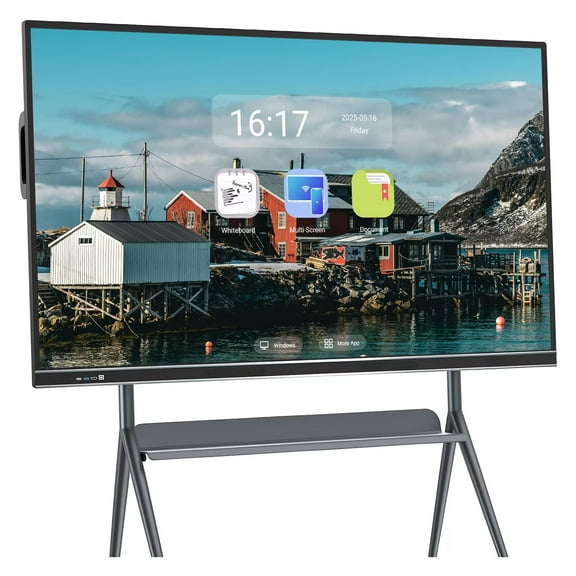 JYXOIHUB Smart TVs, 86 Inch multi-touch Electronic Calendar for Family and classroom, built-in camera 4K Monitor Wireless Projection Player for Advertisin and Business