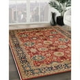 thumbnail image 2 of Ahgly Company Indoor Rectangle Mid-Century Modern Brown Sand Brown Oriental Area Rugs, 7' x 9', 2 of 6