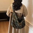 thumbnail image 5 of KKLDOGS Canvas Hobo Crossbody Bag, Spacious Casual Shoulder Tote Bag for Daily Commute & Short‑Trip Use, 5 of 6