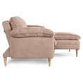 thumbnail image 4 of Sofá Cama Makora Remmy Palo de Rosa Velvet Memory Foam con Respaldo Reclinable, 4 of 8