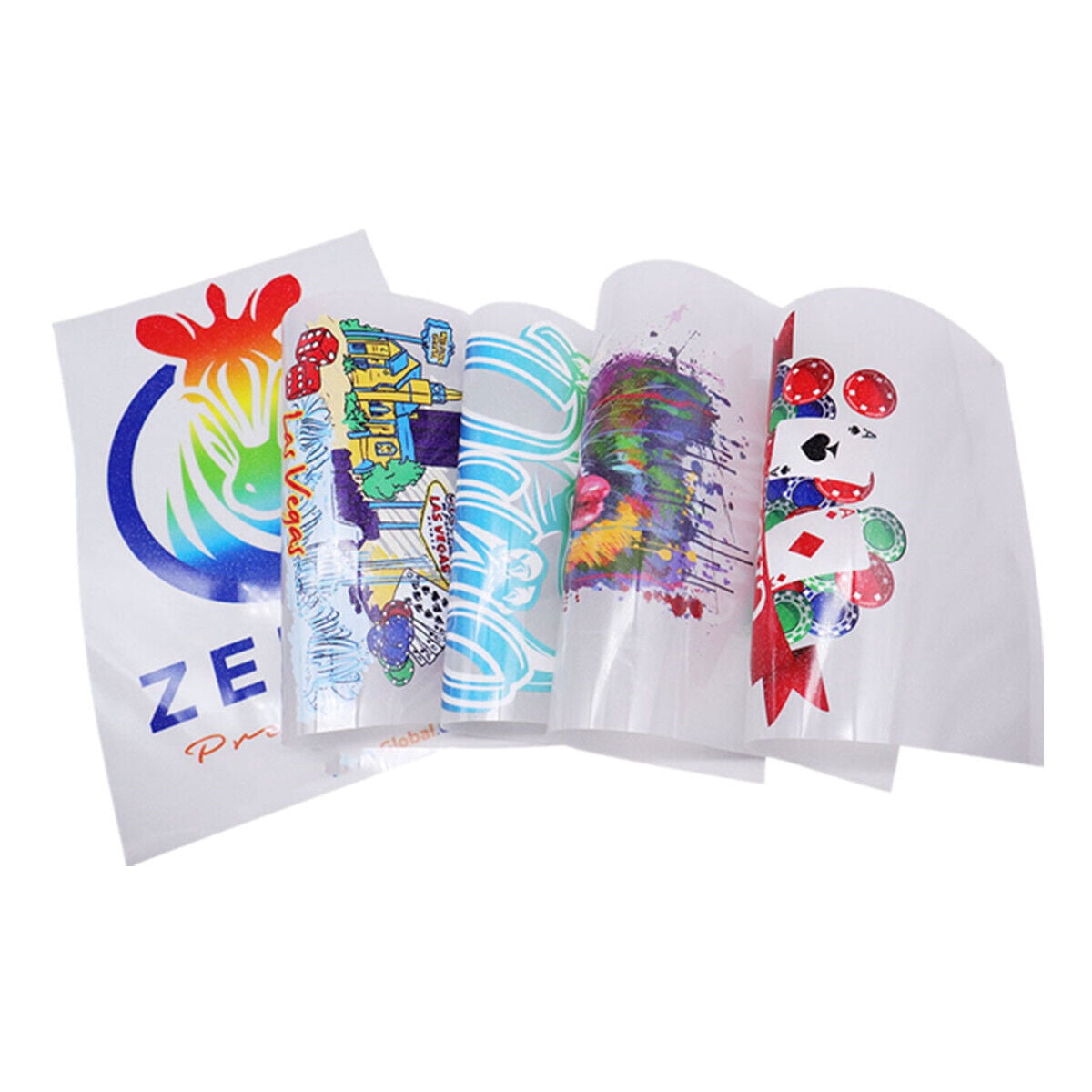 100 Sheets A4 8.27in x 11.7in Sublimation Transfer DTF Glitter+ Film Cold Peel