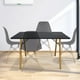 thumbnail image 4 of Mesa Comedor Mundo In Frankfurt Negro Rectangular 120x70 cm, 4 of 8