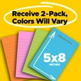 thumbnail image 3 of Post-it Super Sticky Notes, 5 in x 8 in, Energy Boost, Lined, 2 Pads, 3 of 11