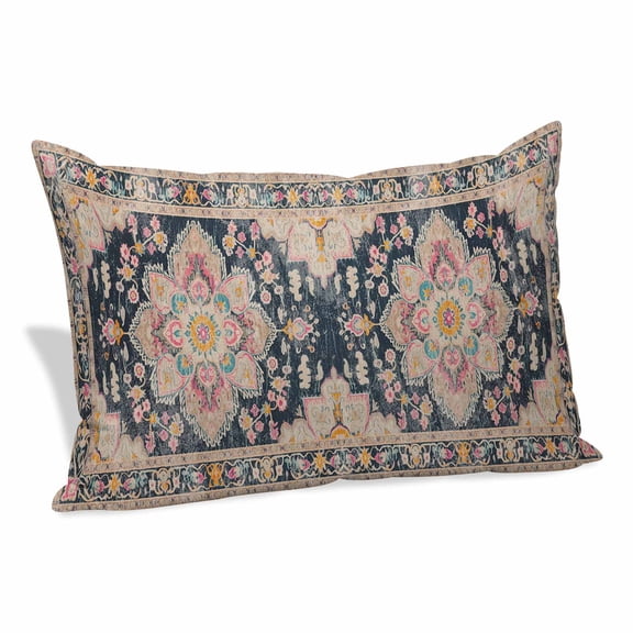 Vintage Boho Pillow Covers Queen, Middle Century Western Geometric Abstract Art Soft Brushed Breathable Throw Pillow Covers, Pillowcase with Zipper for Couch Sofa Bedroom Living Room 20"x30"