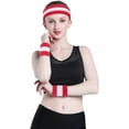 thumbnail image 5 of Striped Terry Cloth Wristbands - Pack of 3, 5 of 5